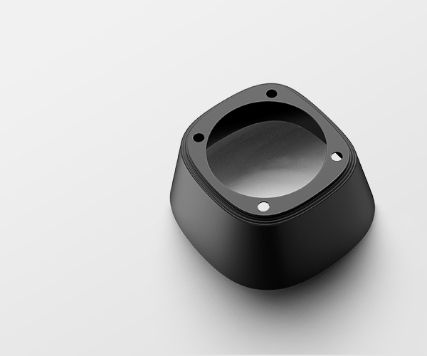 the molded silicone light-blocking hood